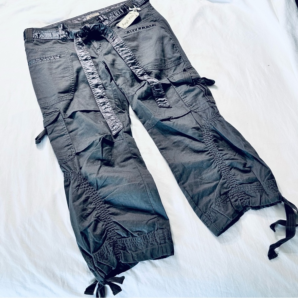 Angel Kiss Cargo Pants Grey Juniors NWT